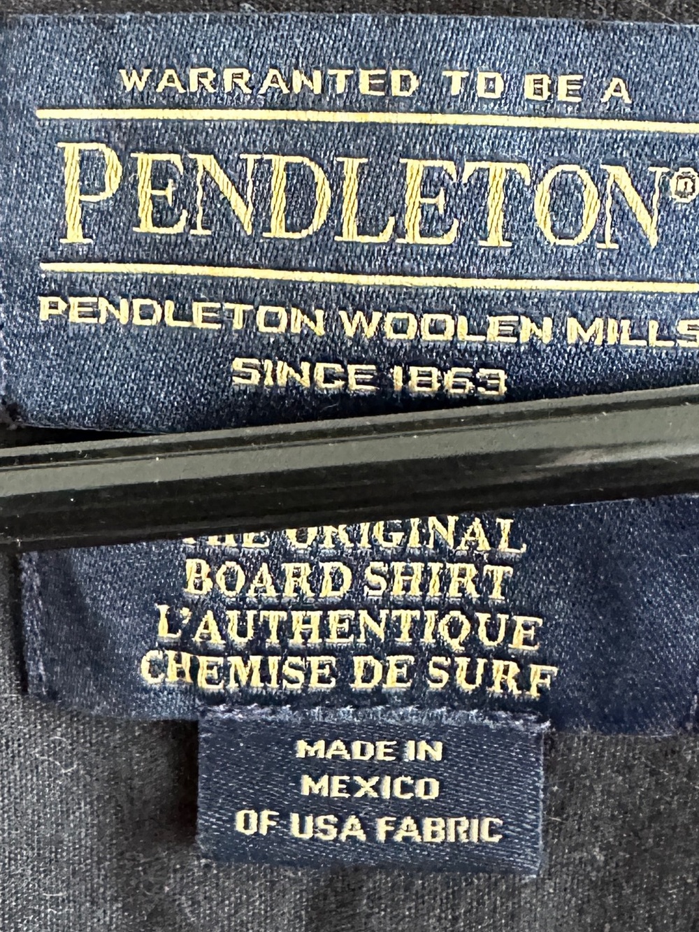 Pendleton Men’s Wool Board Shirt Button Up Red Plaid Size Small - Picture 6 of 9